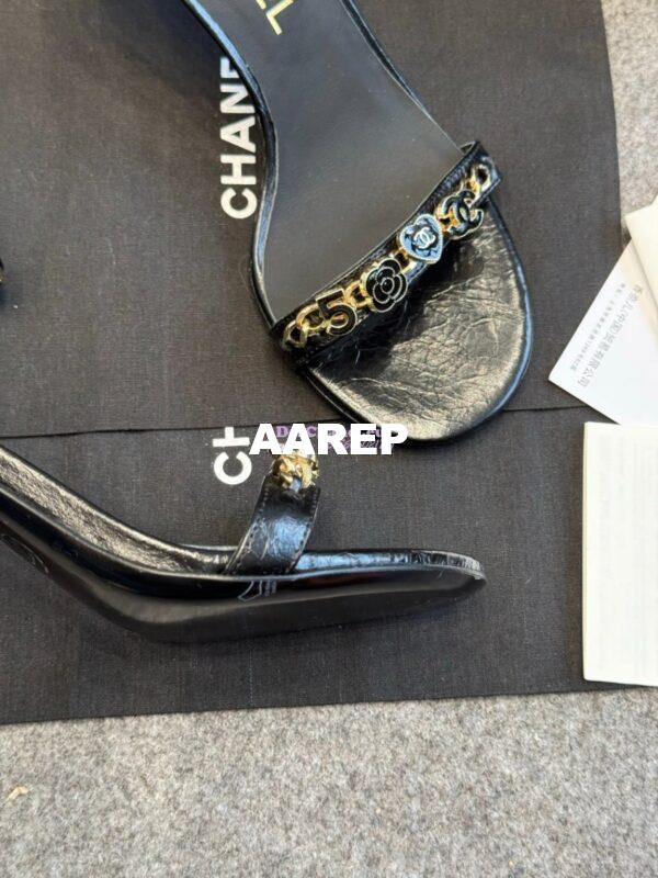 Replica Chanel 25SS Runway Collection Chain Embellished 7cm Heel Sandals G45677 12