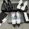 Replica Chanel 25P CC Turnlock Lambskin Slides G38232 Beige