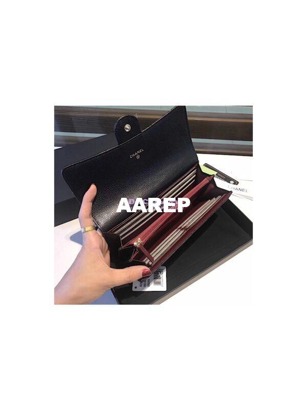 Replica Chanel Classic Flap Wallet in caviar leather A80758 11
