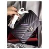 Replica Chanel Coco Grained Calfskin Flap Bag Wine Red 2