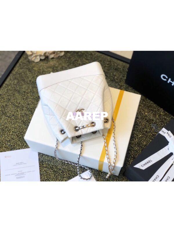 Replica Chanel Gabrielle Backpack A94485 White 2