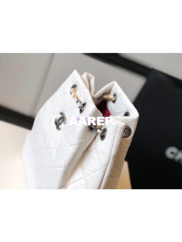 Replica Chanel Gabrielle Backpack A94485 White 6