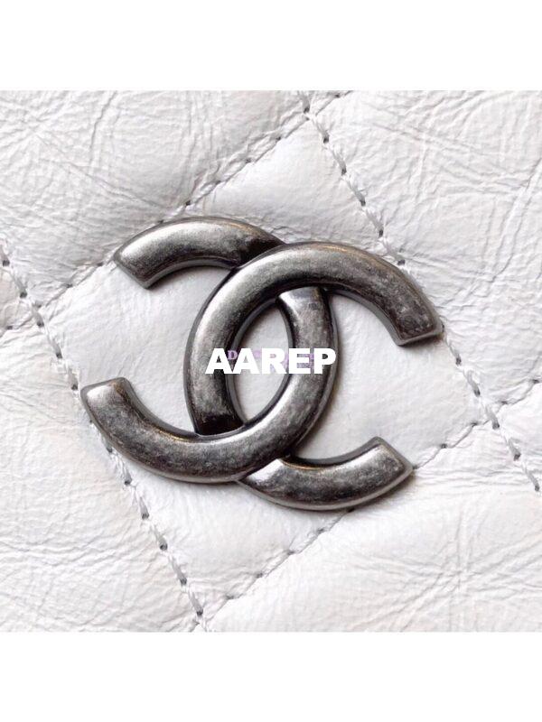 Replica Chanel Gabrielle Backpack A94485 White 7
