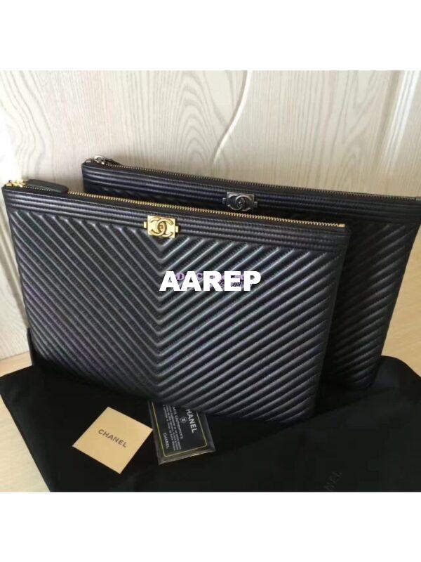Replica Chanel Chevron Boy O Case 6