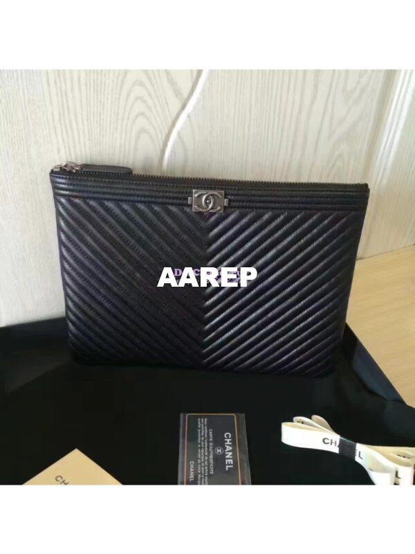 Replica Chanel Chevron Boy O Case 7