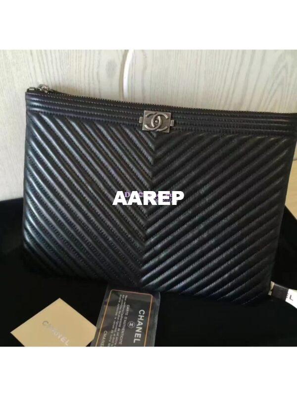 Replica Chanel Chevron Boy O Case 9