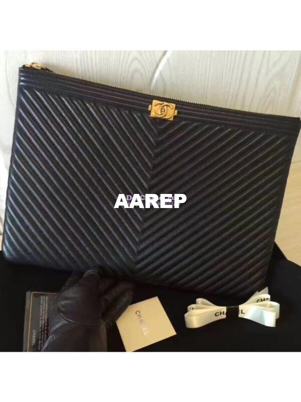 Replica Chanel Chevron Boy O Case 11