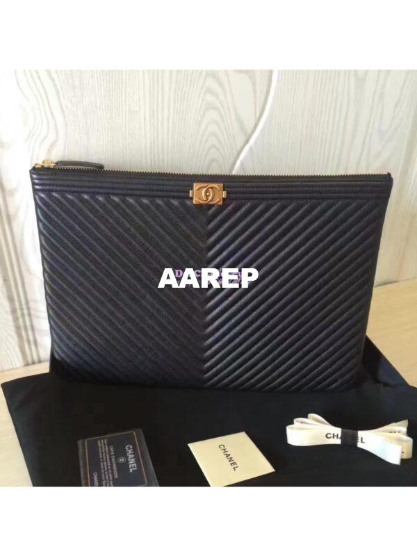 Replica Chanel Chevron Boy O Case 12
