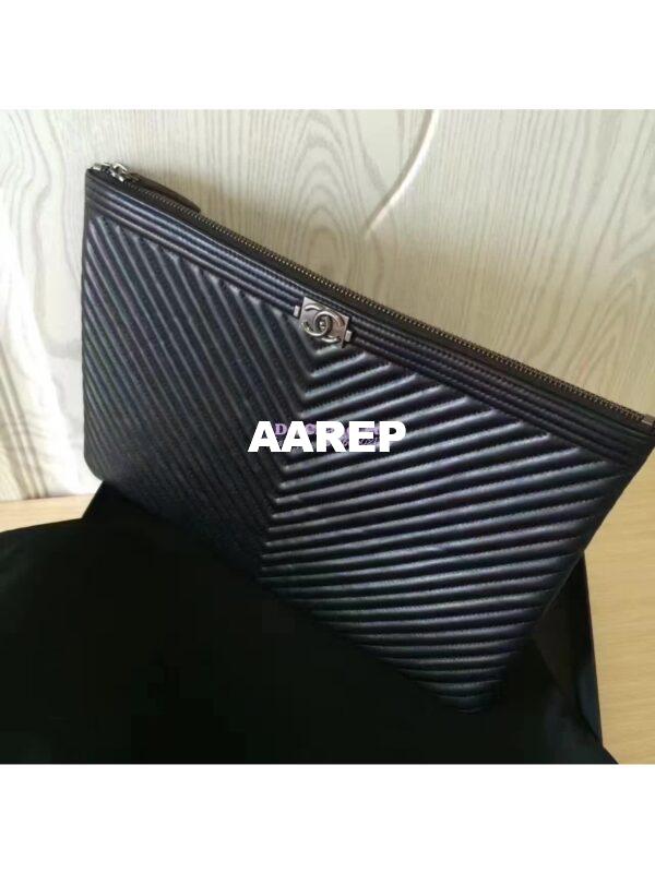 Replica Chanel Chevron Boy O Case 13