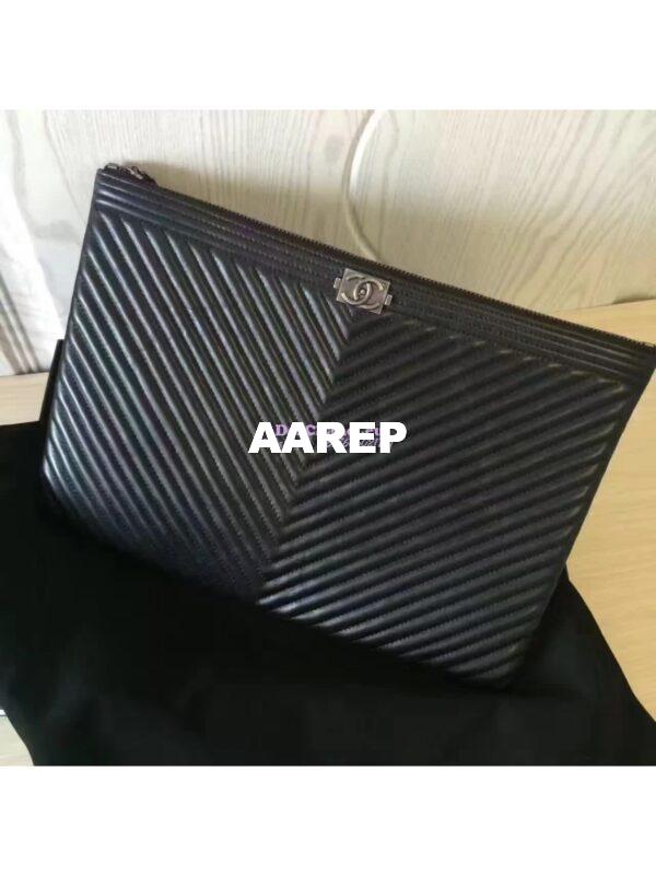 Replica Chanel Chevron Boy O Case 14