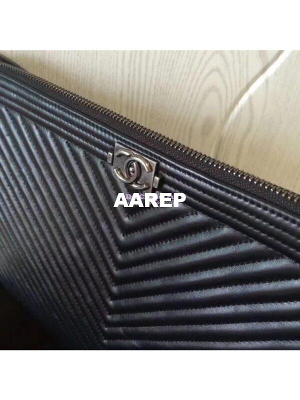 Replica Chanel Chevron Boy O Case 15
