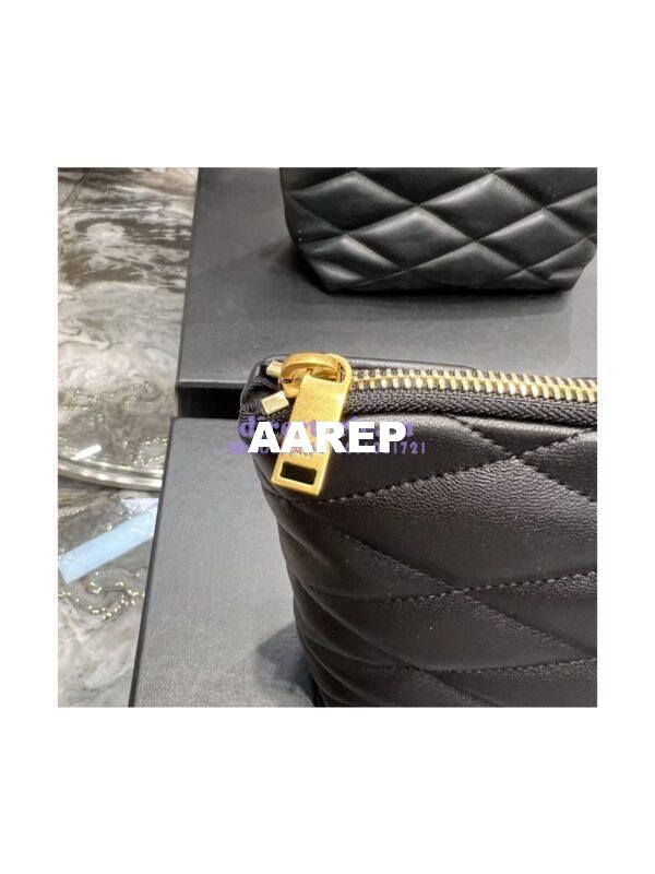 Replica YSL Saint Laurent Sade Pouch In Quilted Lambskin 6967791 Black 10