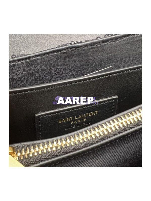 Replica YSL Saint Laurent Loulou Small Chain Bag In Quilted "Y" Leather, Satin And Sequins 494699 14
