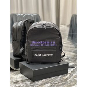 Replica YSL Saint Laurent Nuxx Backpack In Nylon 623698 Black