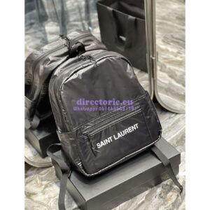 Replica YSL Saint Laurent Nuxx Backpack In Nylon 623698 Black 2