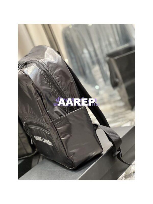 Replica YSL Saint Laurent Nuxx Backpack In Nylon 623698 Black 6