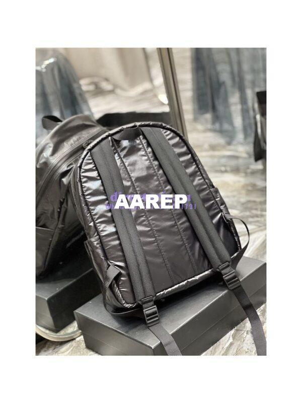 Replica YSL Saint Laurent Nuxx Backpack In Nylon 623698 Black 9