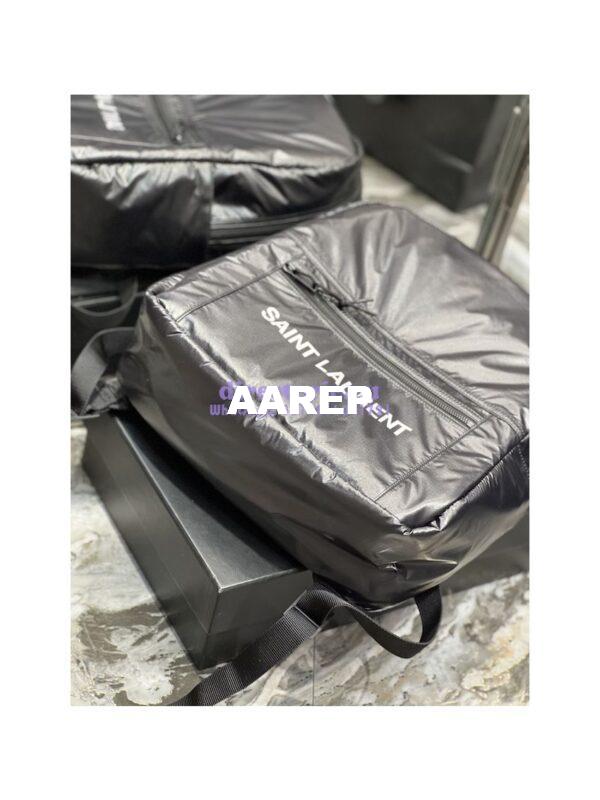 Replica YSL Saint Laurent Nuxx Backpack In Nylon 623698 Black 10
