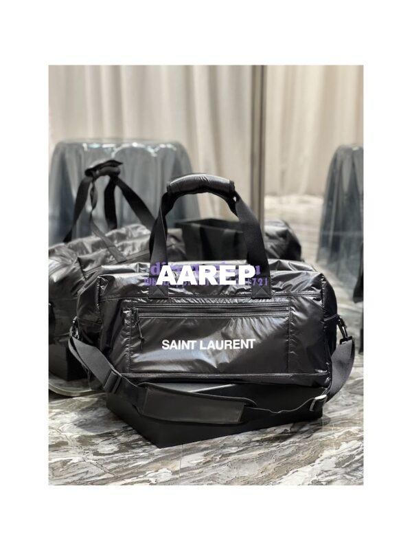 Replica YSL Saint Laurent Nuxx Duffle In Nylon 581374 Black 3