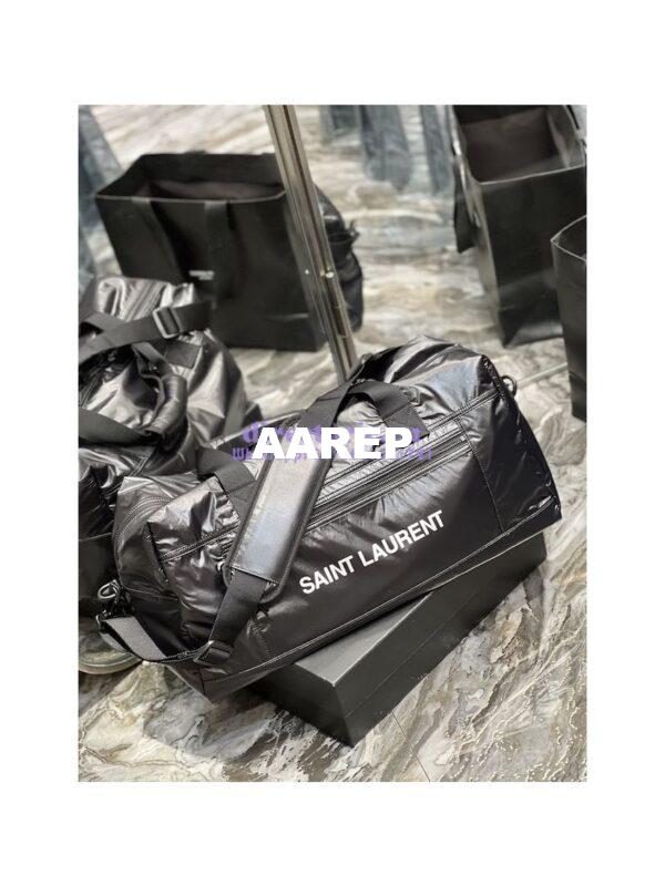 Replica YSL Saint Laurent Nuxx Duffle In Nylon 581374 Black 4