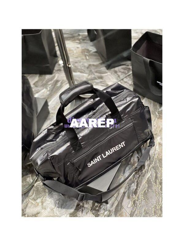 Replica YSL Saint Laurent Nuxx Duffle In Nylon 581374 Black 5