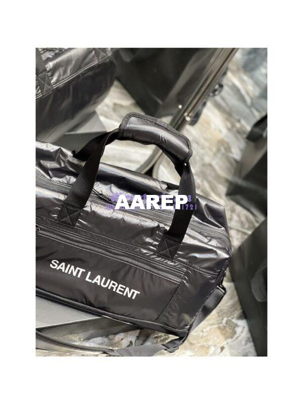 Replica YSL Saint Laurent Nuxx Duffle In Nylon 581374 Black 6
