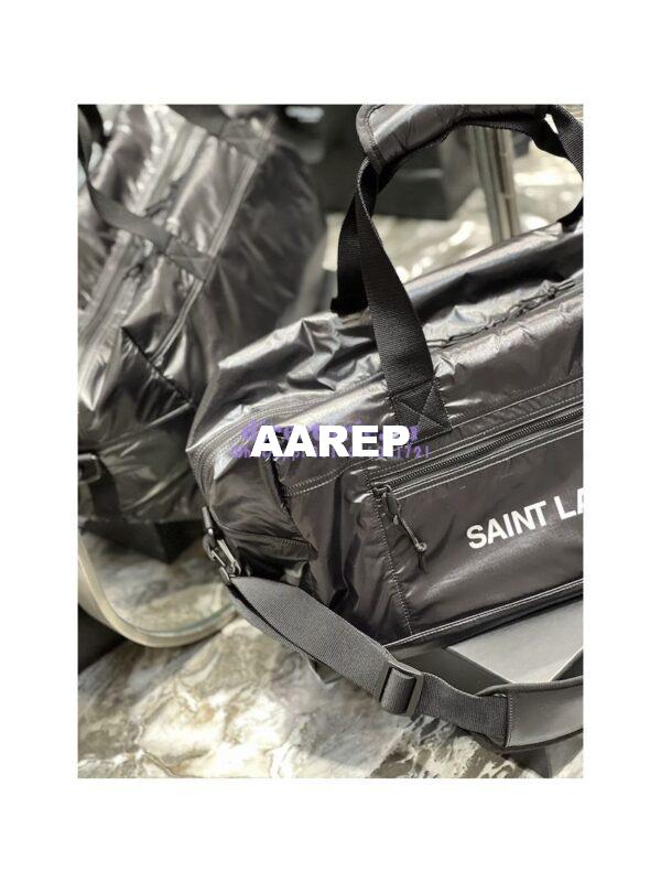 Replica YSL Saint Laurent Nuxx Duffle In Nylon 581374 Black 11