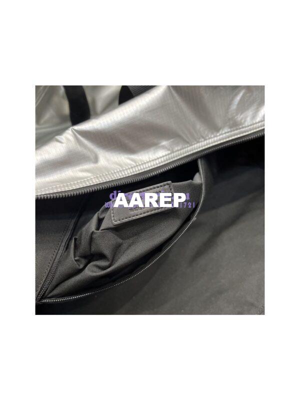 Replica YSL Saint Laurent Nuxx Duffle In Metallized Nylon 581374 Platinum 11