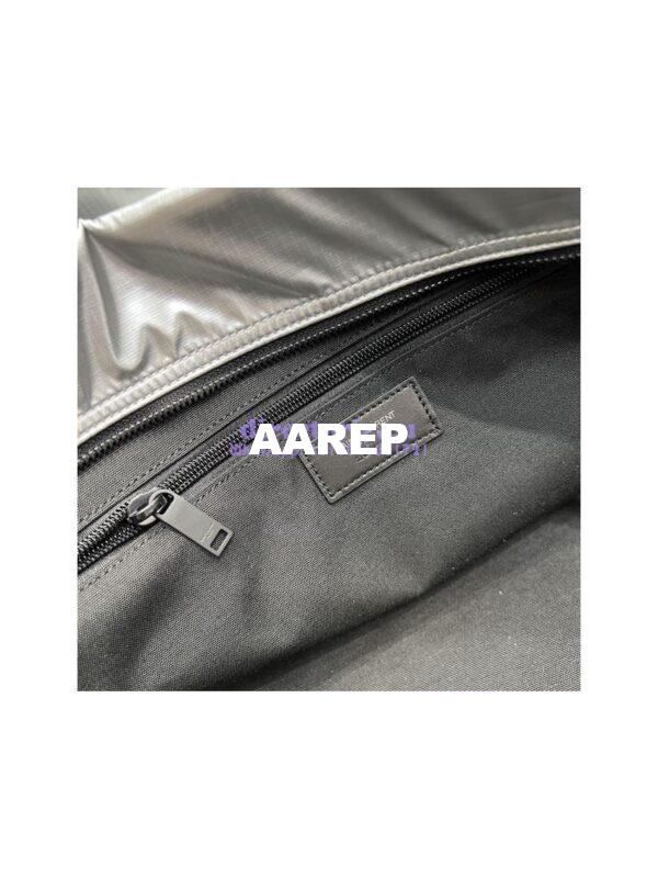 Replica YSL Saint Laurent Nuxx Duffle In Metallized Nylon 581374 Platinum 12