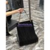 Replica YSL Saint Laurent Grace Large Hobo Bag In Suede 6337521 Black