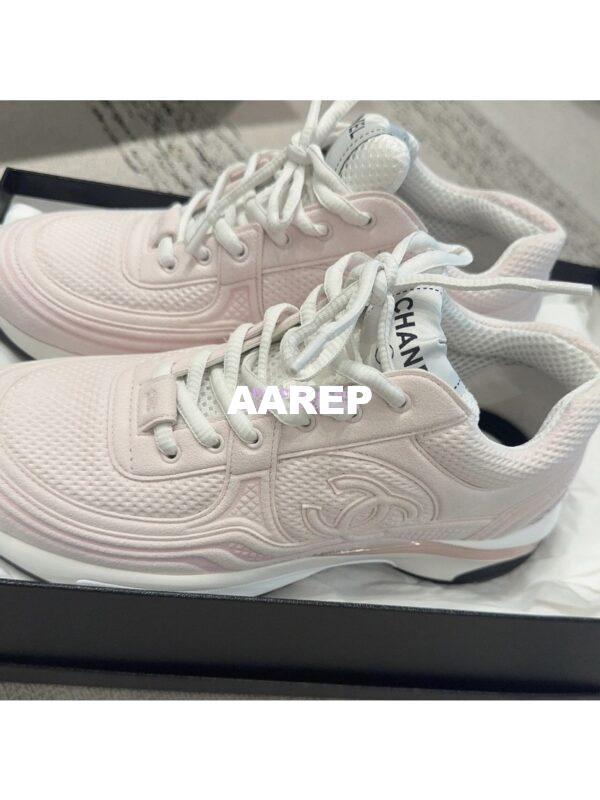 Replica Chanel 24SS Limited Edition Trainers G45077 Light Pink 3