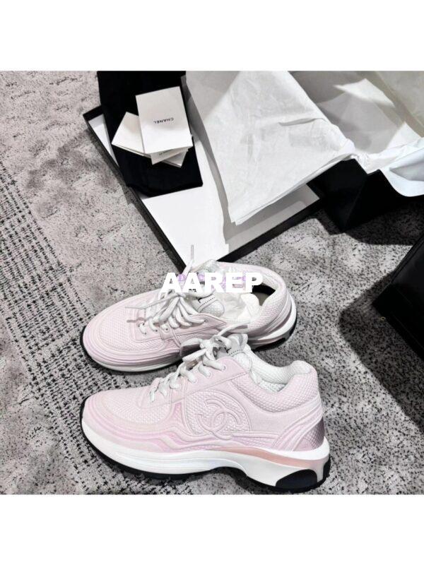 Replica Chanel 24SS Limited Edition Trainers G45077 Light Pink 6