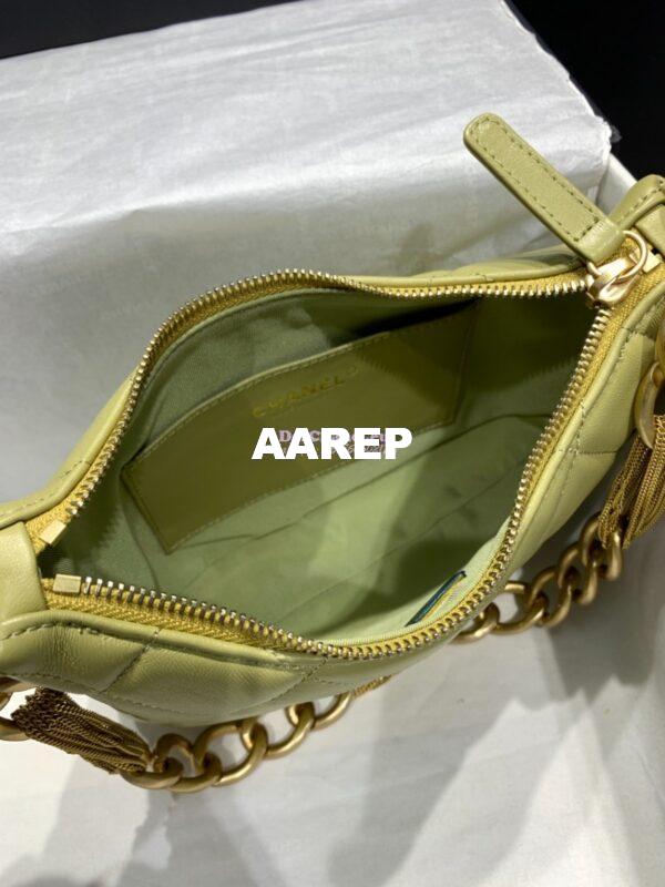 Replica Chanel Hobo Handbag Lambskin AS4220 Green 10