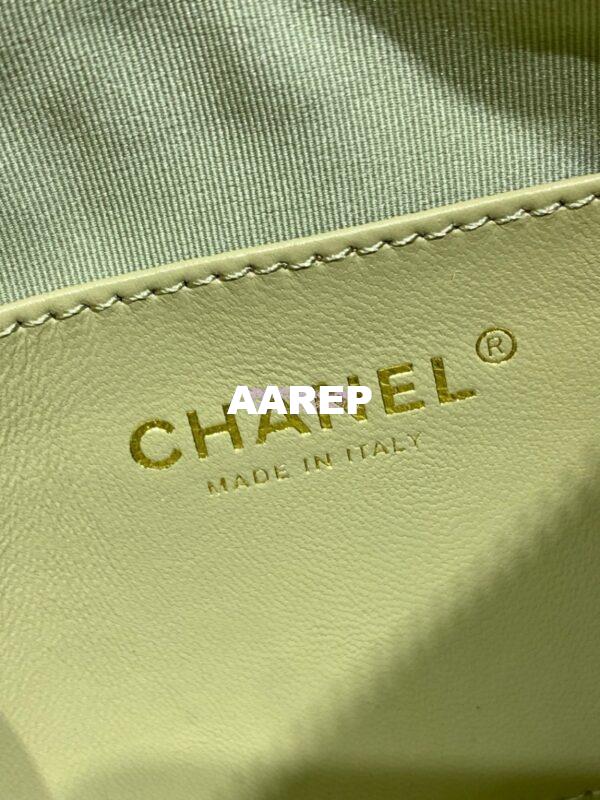 Replica Chanel Hobo Handbag Lambskin AS4220 Green 11