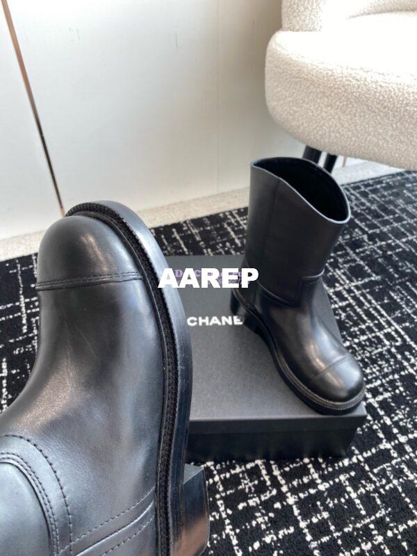 Replica Chanel 24A calfskin Boots G45432 black 5