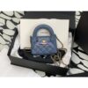 Replica Chanel Clutch with Chain Shiny Agen Calfskin AP3435 Black 2