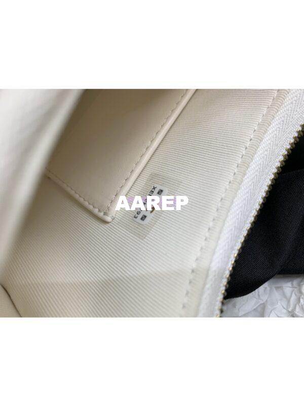 Replica Chanel 23K New Large Hobo Bag Lambskin Gold Hardware AS4422 White 8