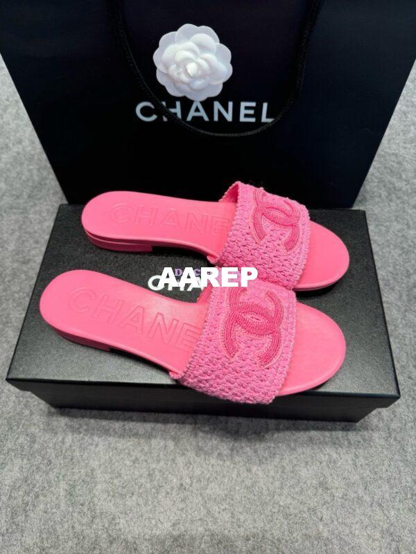 Replica Chanel 24SS CC Logo Mules G39918 3
