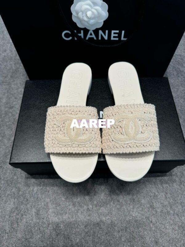 Replica Chanel 24SS CC Logo Mules G39918 9