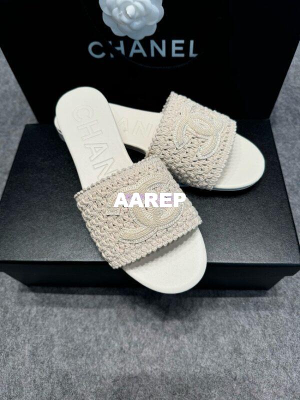 Replica Chanel 24SS CC Logo Mules G39918 11