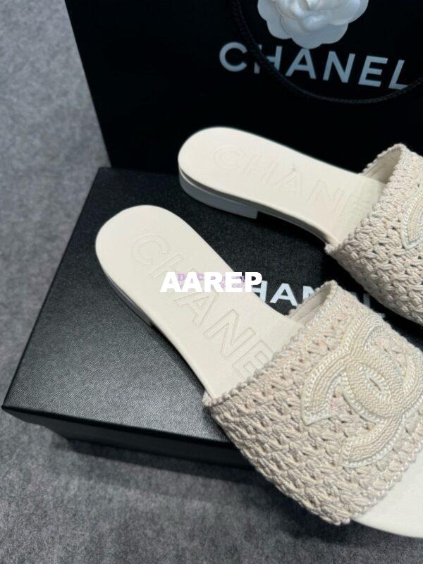 Replica Chanel 24SS CC Logo Mules G39918 13