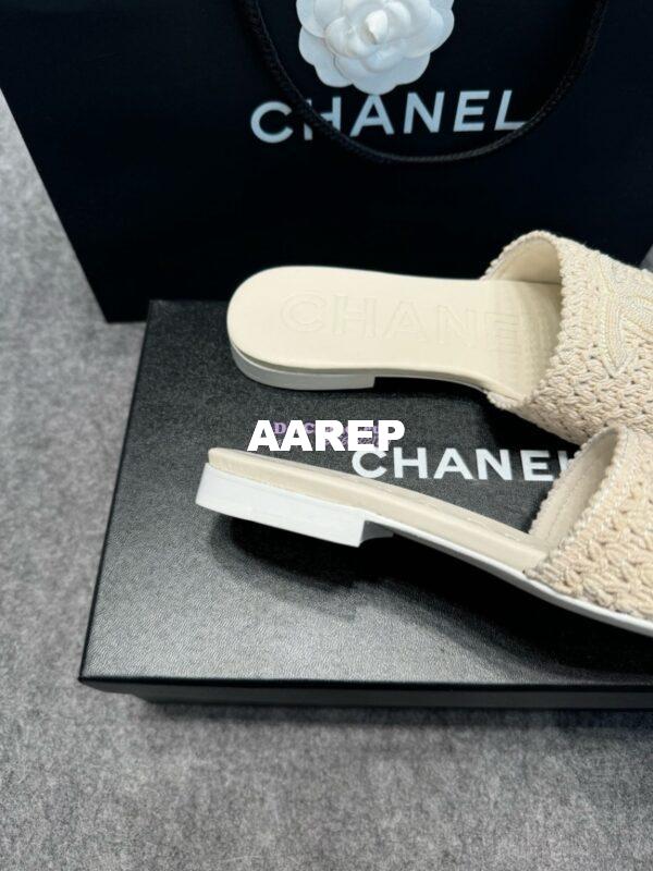 Replica Chanel 24SS CC Logo Mules G39918 14