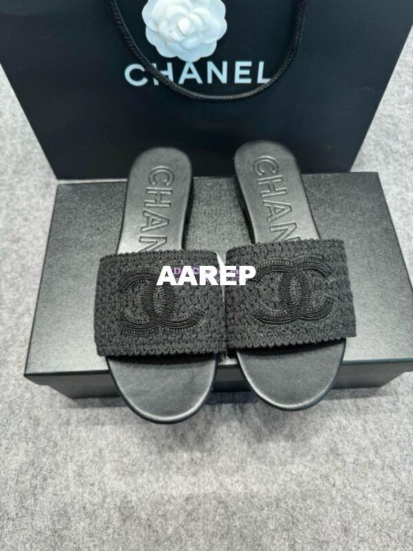 Replica Chanel 24SS CC Logo Mules G39918 15