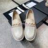 Replica Chanel 24A Twist Lock CC Lambskin Loafers G36646 All Black ii 2