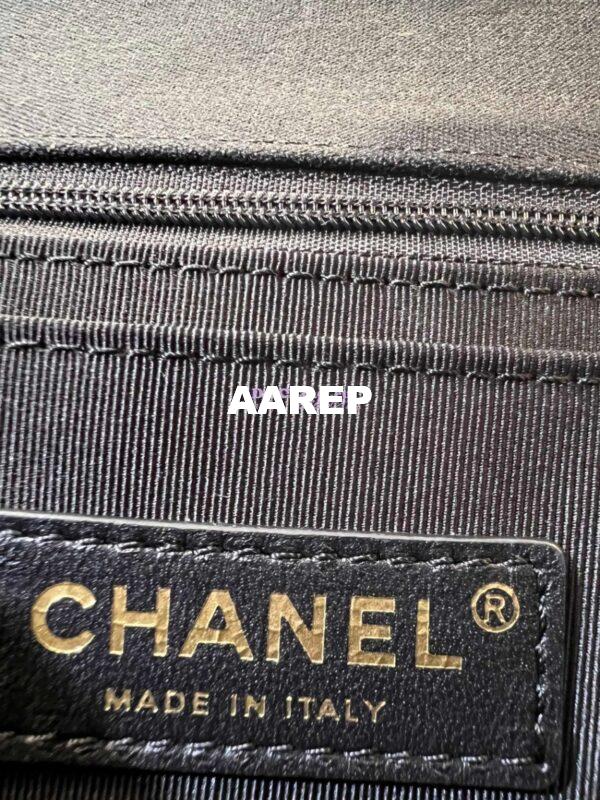 Replica Chanel Denim Chain Backpack AS4031 Black 15