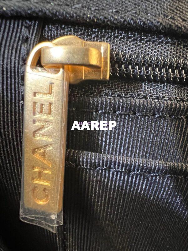Replica Chanel Denim Chain Backpack AS4031 Black 16