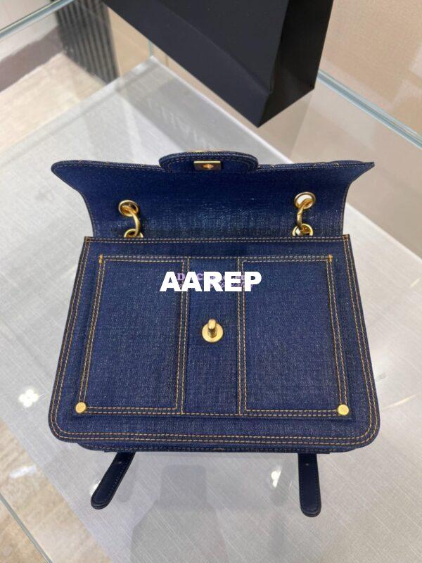 Replica Chanel Denim Chain Backpack AS4031 Blue 13