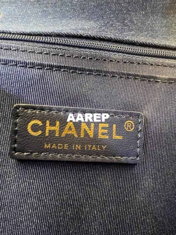 Replica Chanel Denim Chain Backpack AS4031 Blue 17