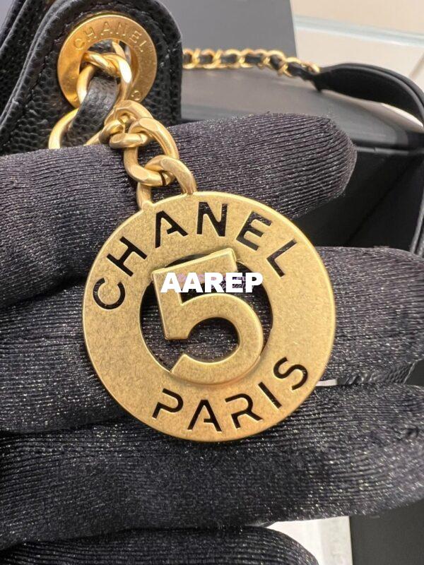 Replica Chanel Small Hobo Bag Grained Calfskin AS3710 Black 7