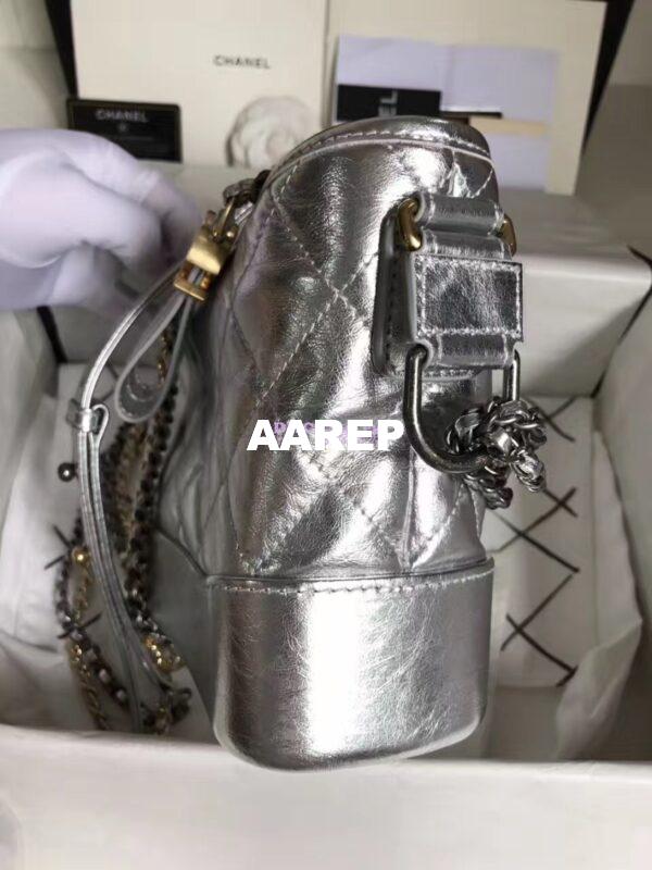 Replica Chanel Gabrielle Hobo Bag A93825 Silver 7